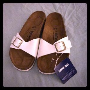Birkenstock Madrid BS White Sandals